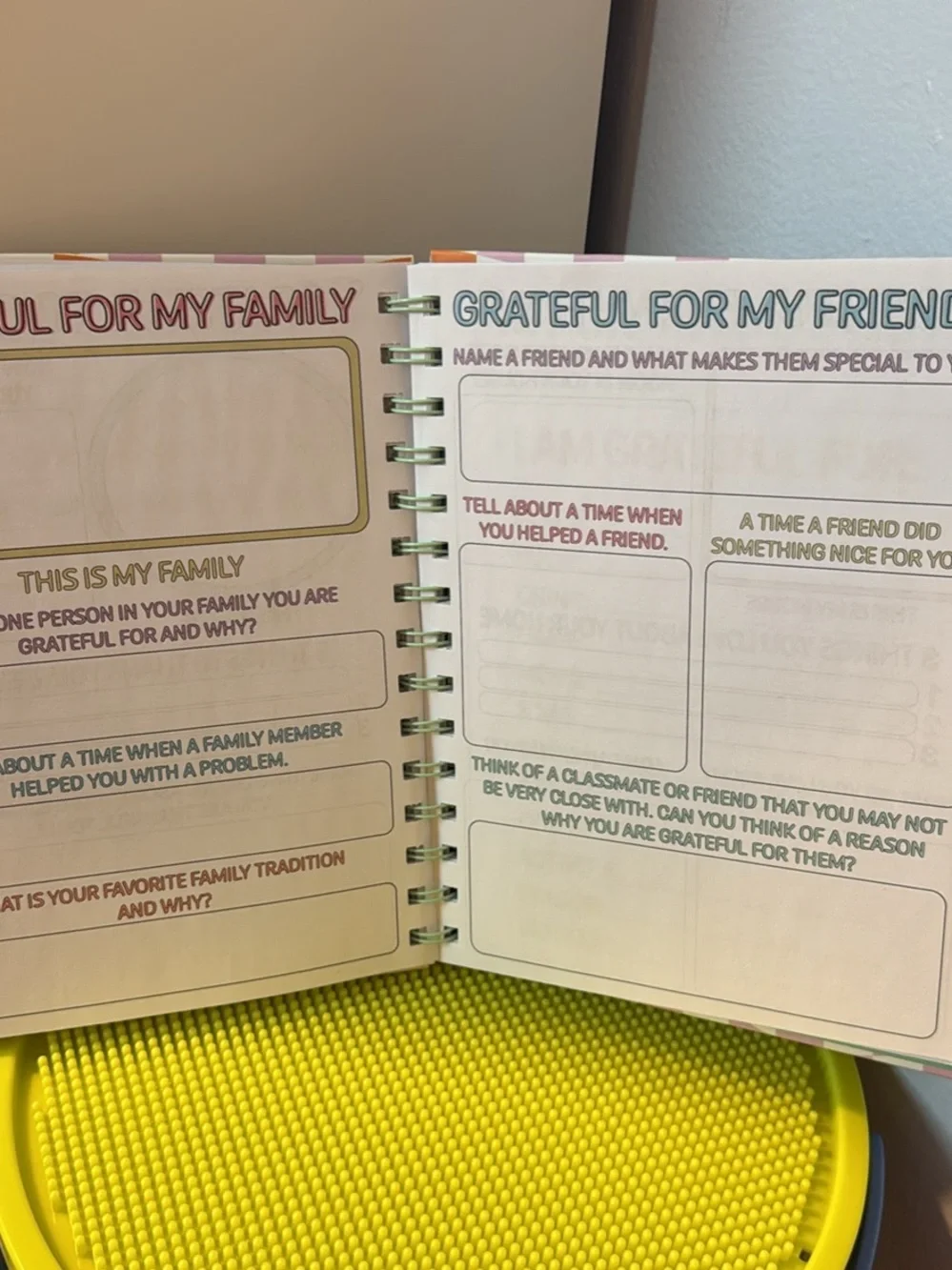 Grow With the Flow Pink & Orange Guided Journal